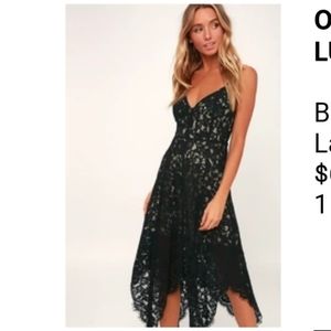 Black lace dress
